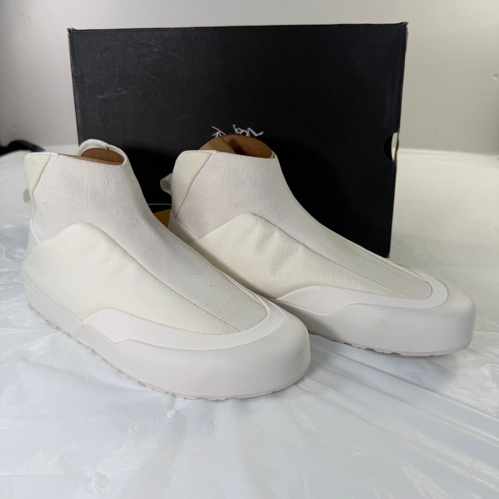 Arcteryx Kragg Insulated M White Slip On Vibram Shoes L08522400 Mens 12.5